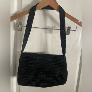 Elliott Lucca The Sak Black Crochet Shoulder Bag